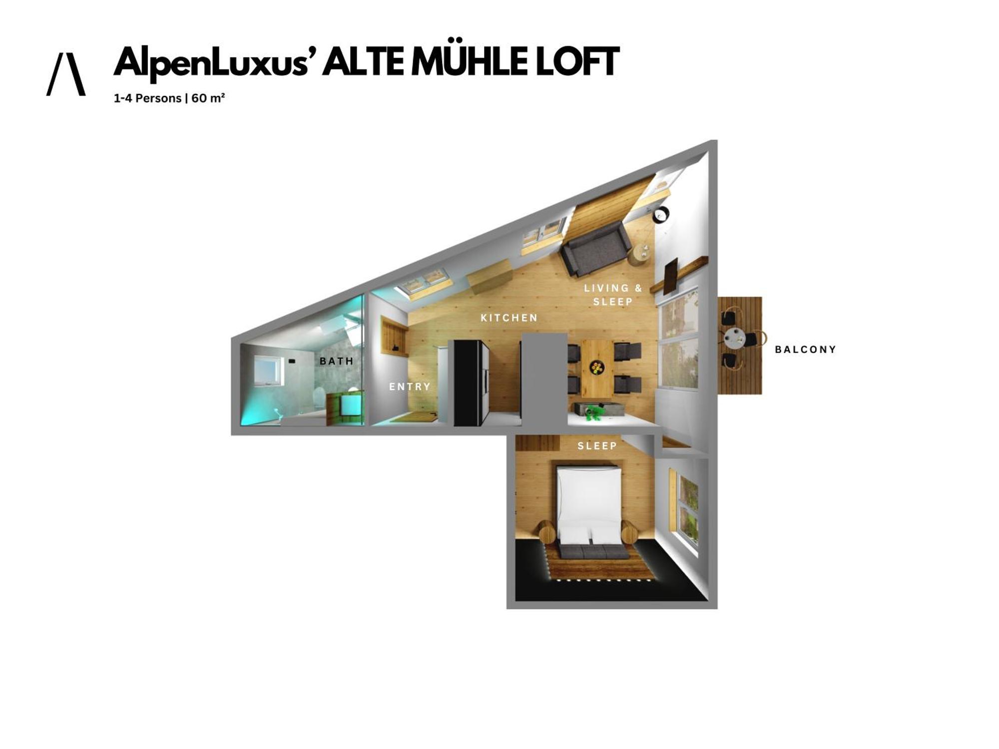 Alte Muehle Loft - Balcony & Car Park By Alpenluxus Appartements Brixlegg Ngoại thất bức ảnh